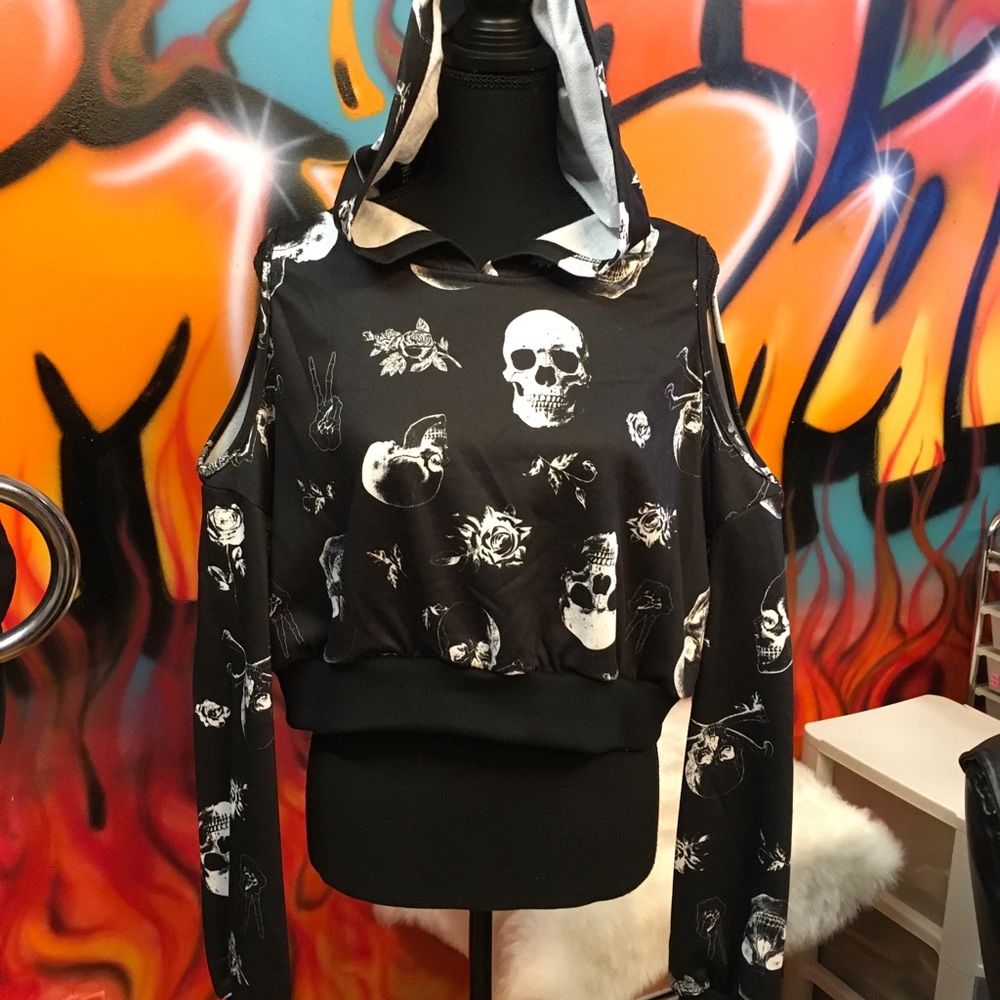 Cropped hoodie